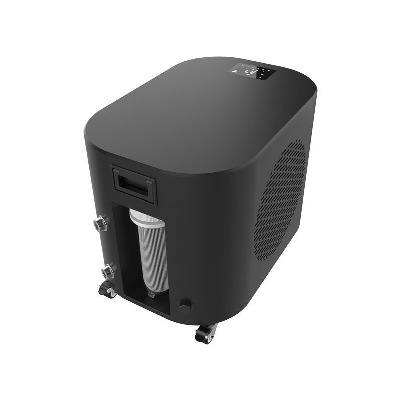 1HP ရေခဲရေချိုးခြင်း Chiller WiFi စုပ်စက်နှင့်ထိန်းချုပ်ထားသည်