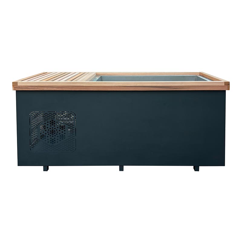 304 Stainless Steel ဖြင့်ပြုလုပ်ထားသော Red Cedar Cold Plunge