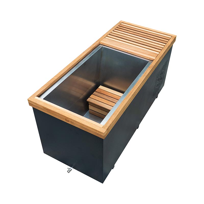 304 Stainless Steel ဖြင့်ပြုလုပ်ထားသော Red Cedar Cold Plunge