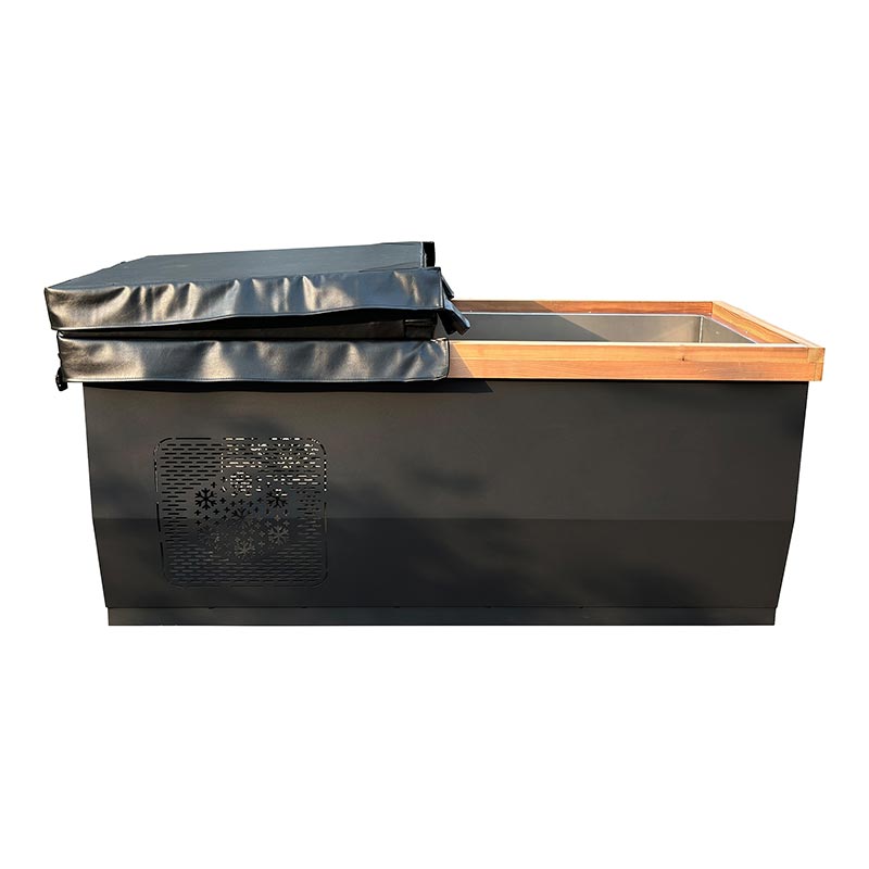 304 Stainless Steel ဖြင့် Canadian Red Cedar Ice Bathtub