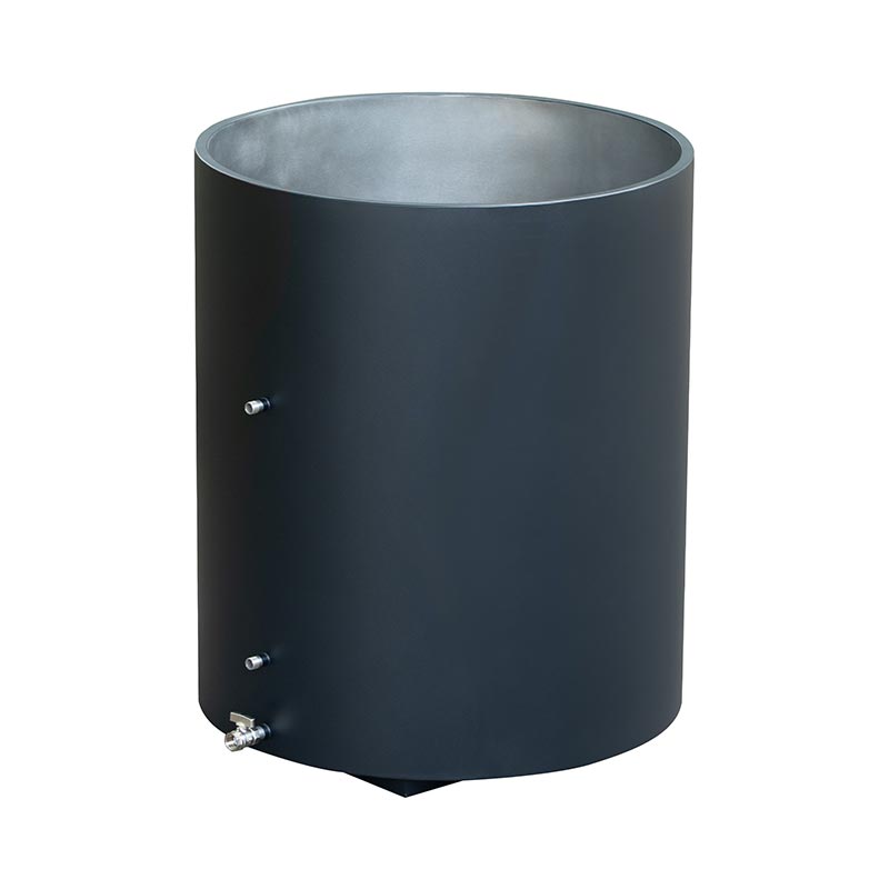 အားဖြည့်ထားသော 304 Stainless Steel Black Cold Cold Plunge Tub
